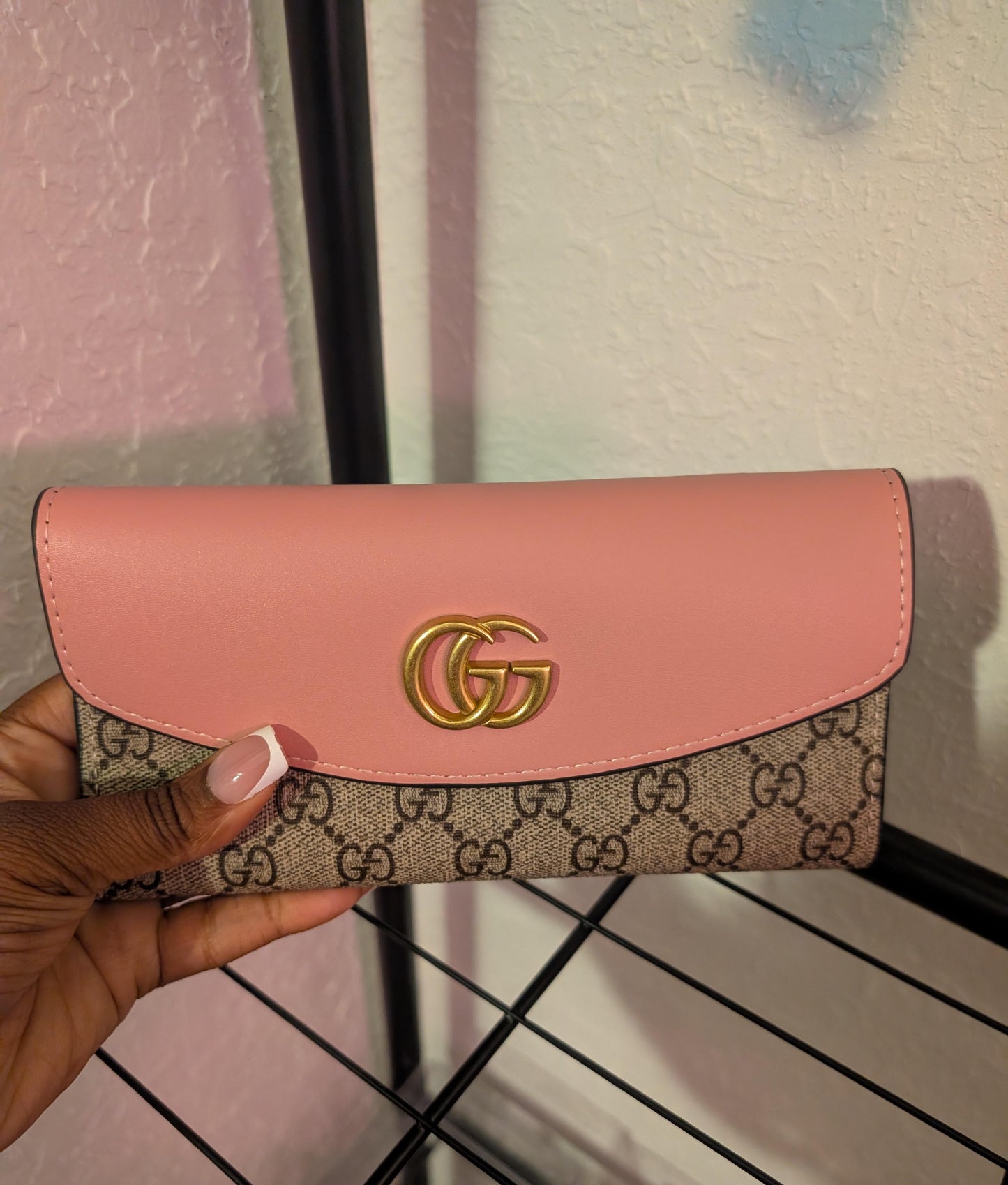 Blush luxe signature wallet