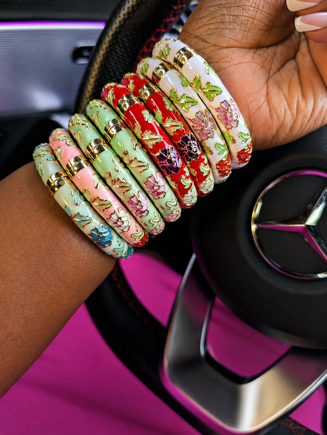 Floral Luxe Bangles