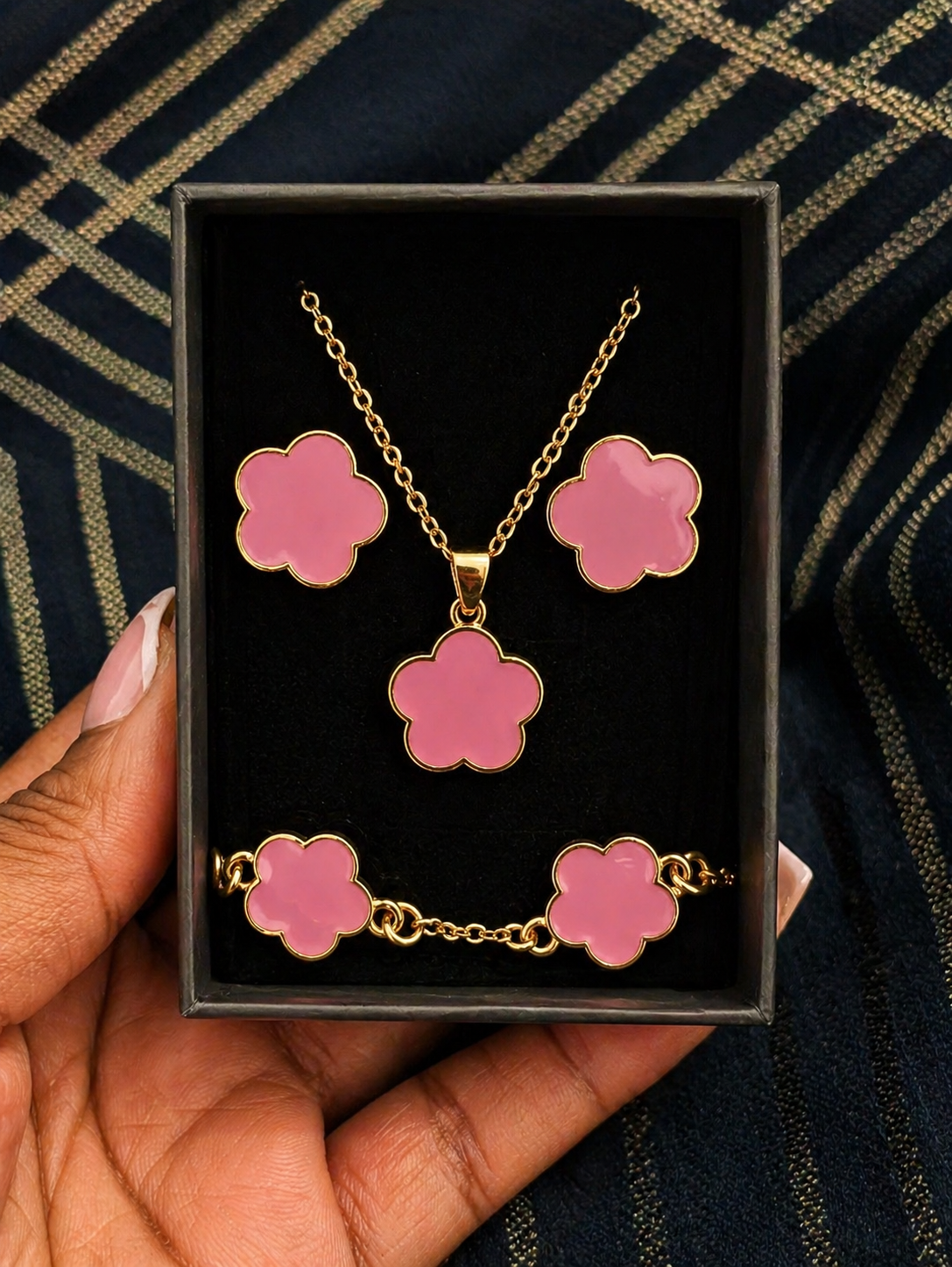 Clover Luxury Set 3 Piece Jewelry Set